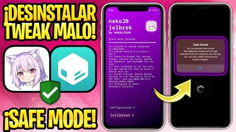 Tutorial Sin Pc C Mo Entrar Y Salir Del Modo Seguro En Nekojb Jailbreak