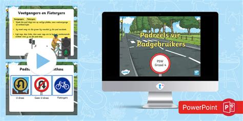 Padreëls Vir Padgebruikers Powerpoint Teacher Made