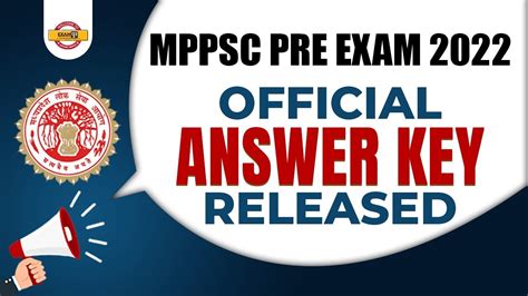 Mppsc Pre Answer Key Mppsc Pre Exam Mppsc Pre Official