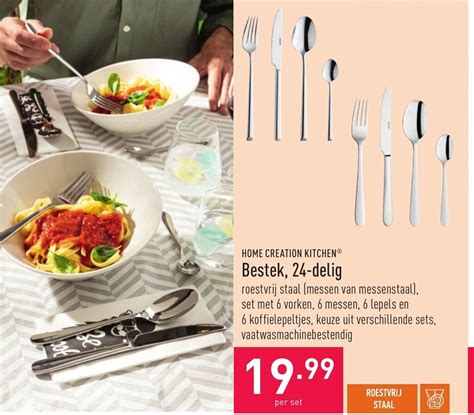 Home Creation Kitchen Bestek Delig Promotie Bij Aldi