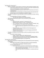 Understanding Non Mendelian Genetics Linked Genes Sex Linked Course Hero