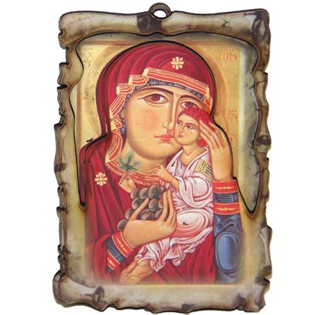 Неувядаемая Лоза икона Божией Матери (Ты еси Лоза Виноградная) вырезная ...