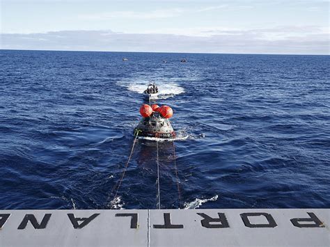 Retour Sur Terre Du Vaisseau Orion Conclue Avec Succ S