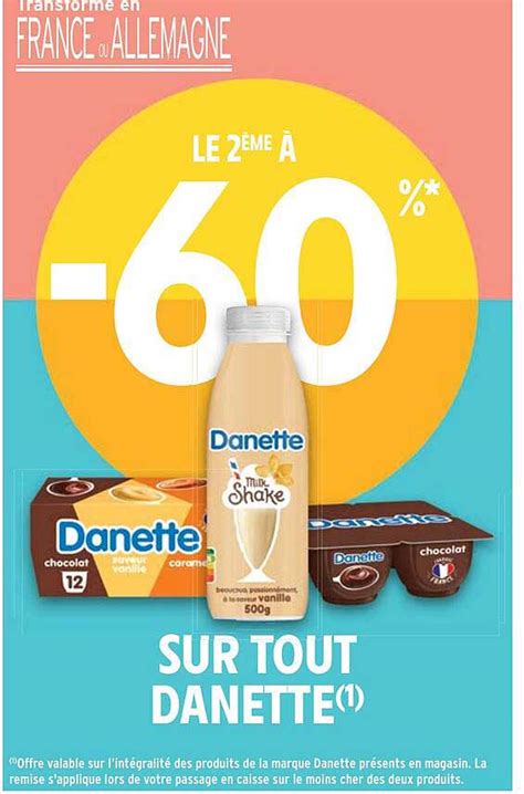 Promo Danette chez Intermarché Hyper iCatalogue fr