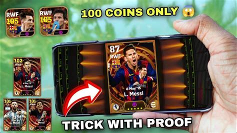 FIRST TRY BIG TIME MESSI 100 COIN TRICK TO GET MESSI 104 MESSI 105