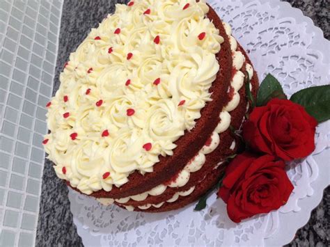 Red Velvet Naked Cake Cake Naked Cake Desserts