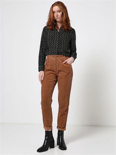 C Est Beau La Vie Pantalon Marron Clair Femme Des Marques Vous