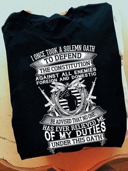 I Once Took A Solemn Oath To Defend The Constitution Against All