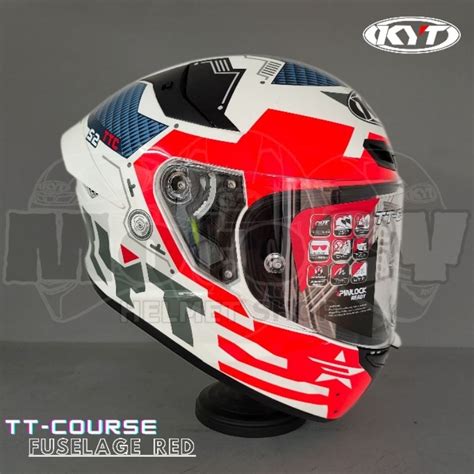 kyt ttcourse fuselage red kyt helmet shopee philippines