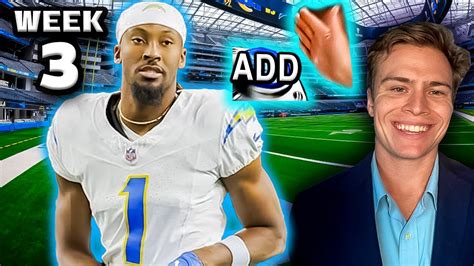 7 Wide Receivers To Add ASAP Week 3 Waiver Wire YouTube