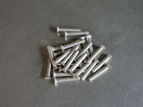 Solid Aluminum Rivet 5 32 Dia X 15 16 Length Countersunk Head 25ea EBay