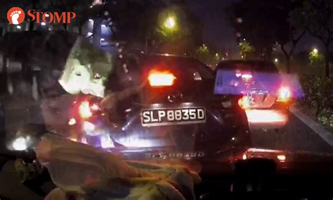 Motorcyclist Thrown Against Car In 5 Vehicle Accident Along KPE 2