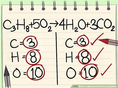 Balance Chemical Equations Chemical Equation Balancing Equations Chemistry Notes