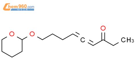 882067 73 4 4 5 NONADIEN 3 ONE 9 TETRAHYDRO 2H PYRAN 2 YL OXY 化学式