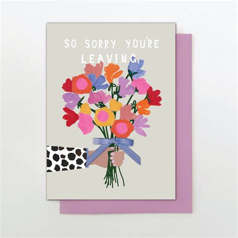 Sorry You're Leaving Flowers – Pippin Gifts Ltd