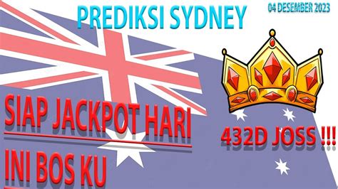 PREDIKSI SYDNEY SENIN 04 DESEMBER 2023 BOCORAN SYDNEY HARI INI