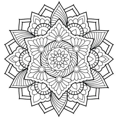 Simple Adult Coloring Pages At Getcolorings Free Printable