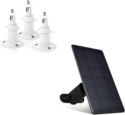 Amazon Wasserstein Bundle Black Solar Panel Pack White