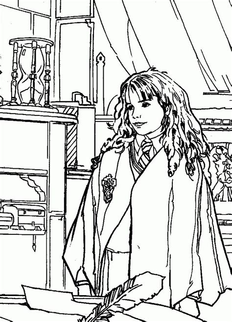 Harry Potter Quidditch Coloring Page - subeloa11