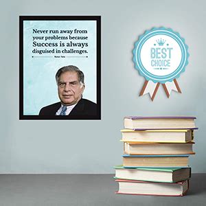 Chaka Chaundh Ratan Tata Quote Frame Motivational Quotes Frames