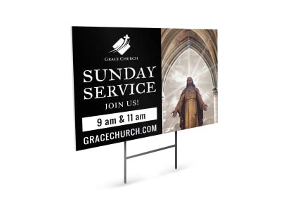 Church Welcome Sign Template | MyCreativeShop