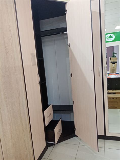 Шкаф угловой «Дуэт Люкс» без зеркала в цвете Венге/Млечный Дуб купить в ...