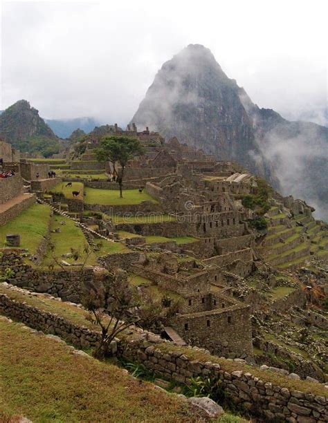 The Most Famous Los Inca City Machu Picchu Stock Image Image Of