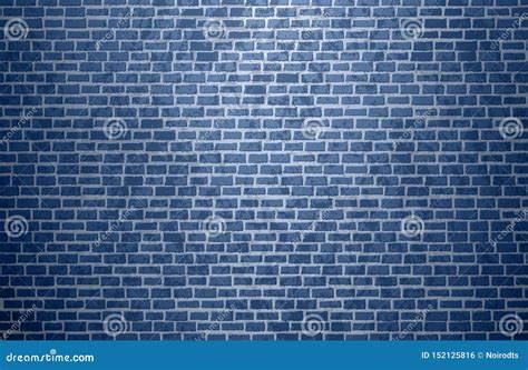 Dark Blue Brick Wall Wallpaper Background Vector Illustration Stock