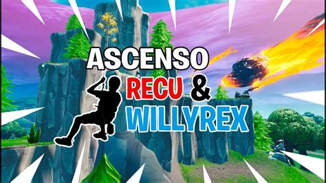 Willyrex Recu Juegan La Partida Con M S Altura De Fortnite Youtube