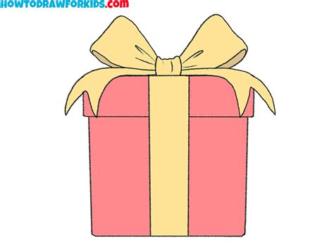 How to Draw a Present - Easy Drawing Tutorial For Kids