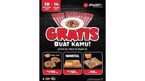 Katalog Promo Pizza Hut Delivery Terbaru Hingga Januari Beli