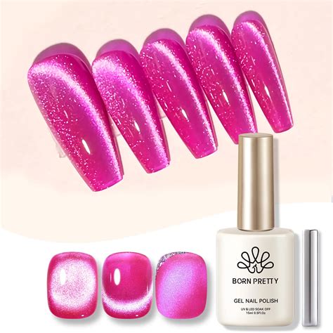 BORN PRETTY Pink Cat Esmalte De U As De Gel Magn Tico Barniz De Cristal