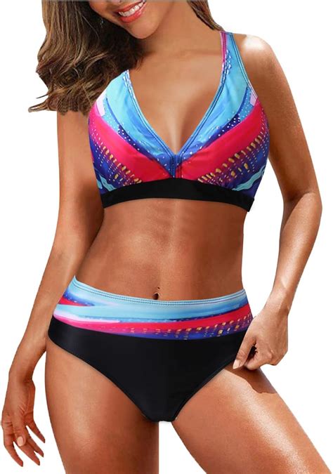 Pmjadd S Sport Bikini Damen Triangel Bikini Damen Badeanzug Shape