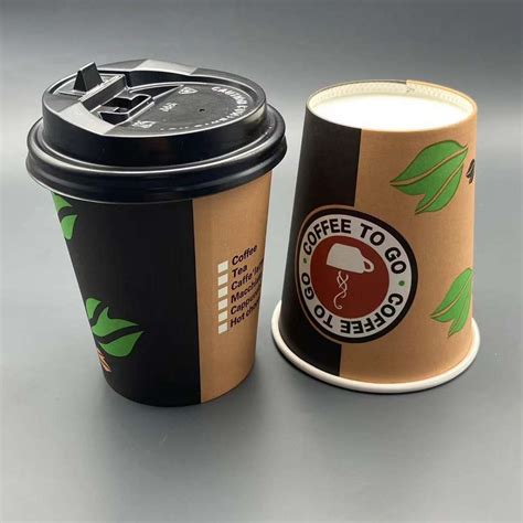 Custom Printed 8oz 10oz 12oz 16oz Single Wall Disposable Hot Cold Drinks Coffee Paper Cups With