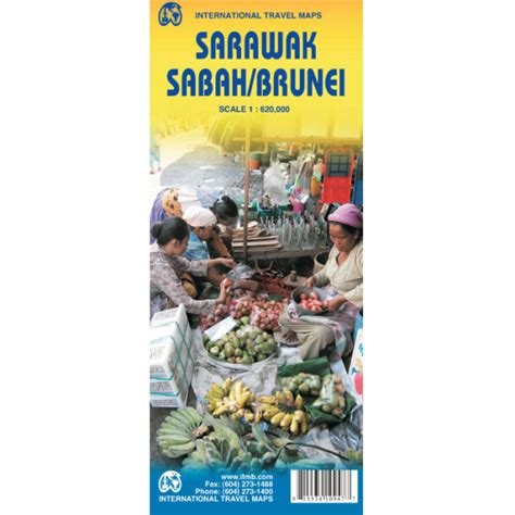 Sarawak Brunei Sabah Travel Reference Map Geographica