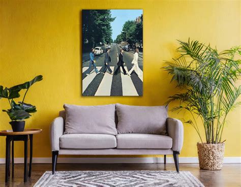 The Beatles Abbey Road Album Cover Canvas Print, the Beatles Poster ...