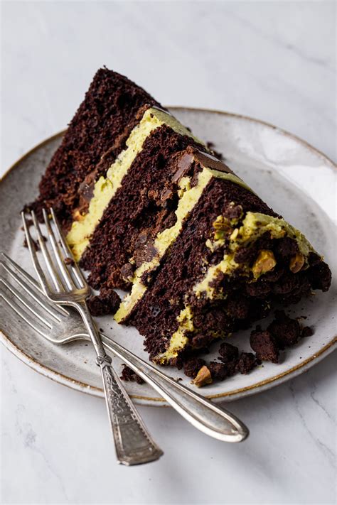 Chocolate Pistachio Naked Layer Cake Love And Olive Oil