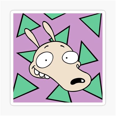 Rocko Rockos Modern Life Sticker For Sale By Cafebunny Redbubble