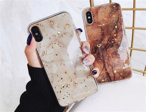 Gold Foil Bling IPhone Case Adds A Spark To Your Smartphone Gadget Flow