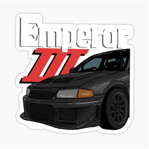 Emperor Evo Initial D Sticker For Sale By Upstrm Redbubble