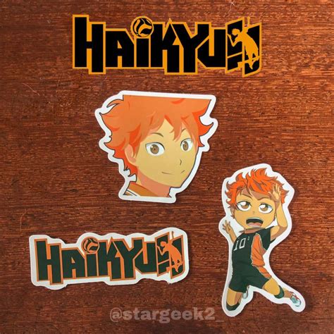 10 Unidades De Adesivos Anime Haikyuu Shopee Brasil