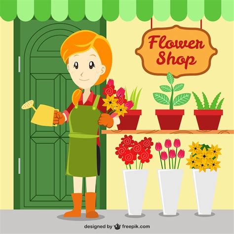 Free flower shop clipart