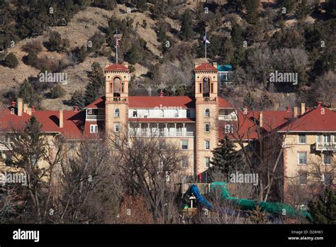 USA, Colorado, Glenwood Springs, Historic Hotel Colorado Stock Photo ...