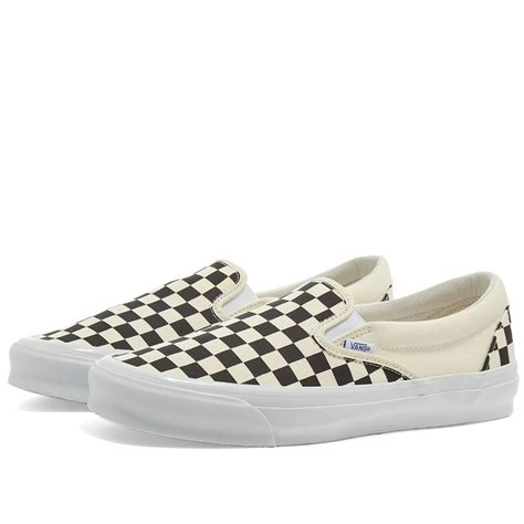 Vans Vault Ua Og Classic Slip On Lx Checkerboard End Europe