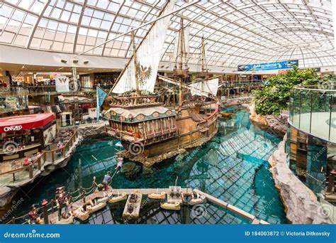 West Edmonton Mall Galleon Attraction Editorial Photo | CartoonDealer ...