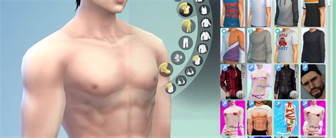 Bug In Shape Male Skin Detailnipples Male Doubletop The Sims 4