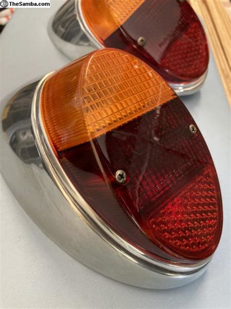 Thesamba Vw Classifieds Oem Set Of Polished Rear Lights