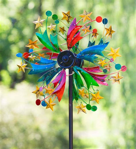 Wind Spinner Garden Decor At Mattie Hines Blog