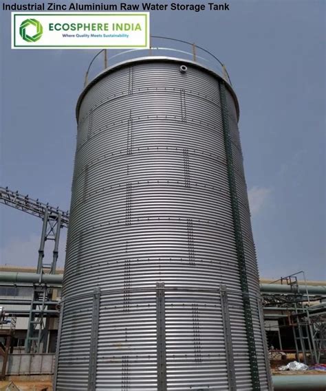 L Industrial Zinc Aluminium Raw Water Storage Tank At Rs Litre