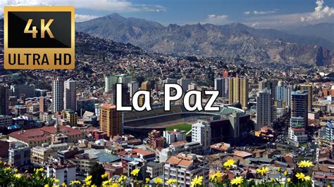 La Paz Bolivia K Drone Tour Best Drone Compilation Trips On